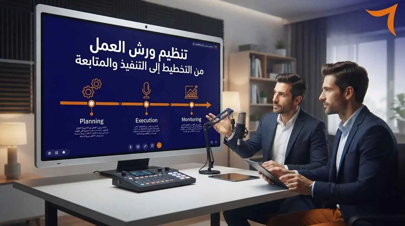 تنظيم ورش العمل